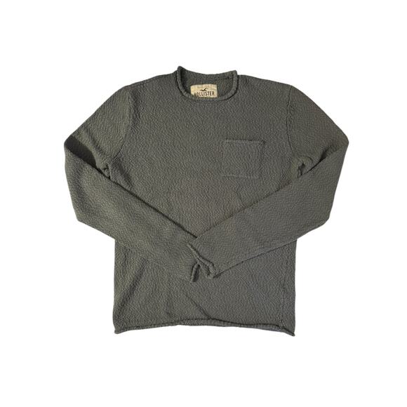 Hollister Chunky Boho Losercore Sweater Gray Pullover Small - Picture 1 of 6